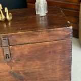 Old vintage wooden chest