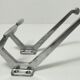 Four porcelain and vintage aluminum hooks