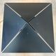 Steel design table lamp