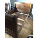 Ancient walnut roller bed