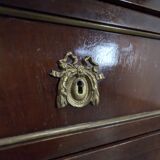 Louis XVI style mahogany chest of drawers
