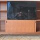 Buffet in teak doors sliding