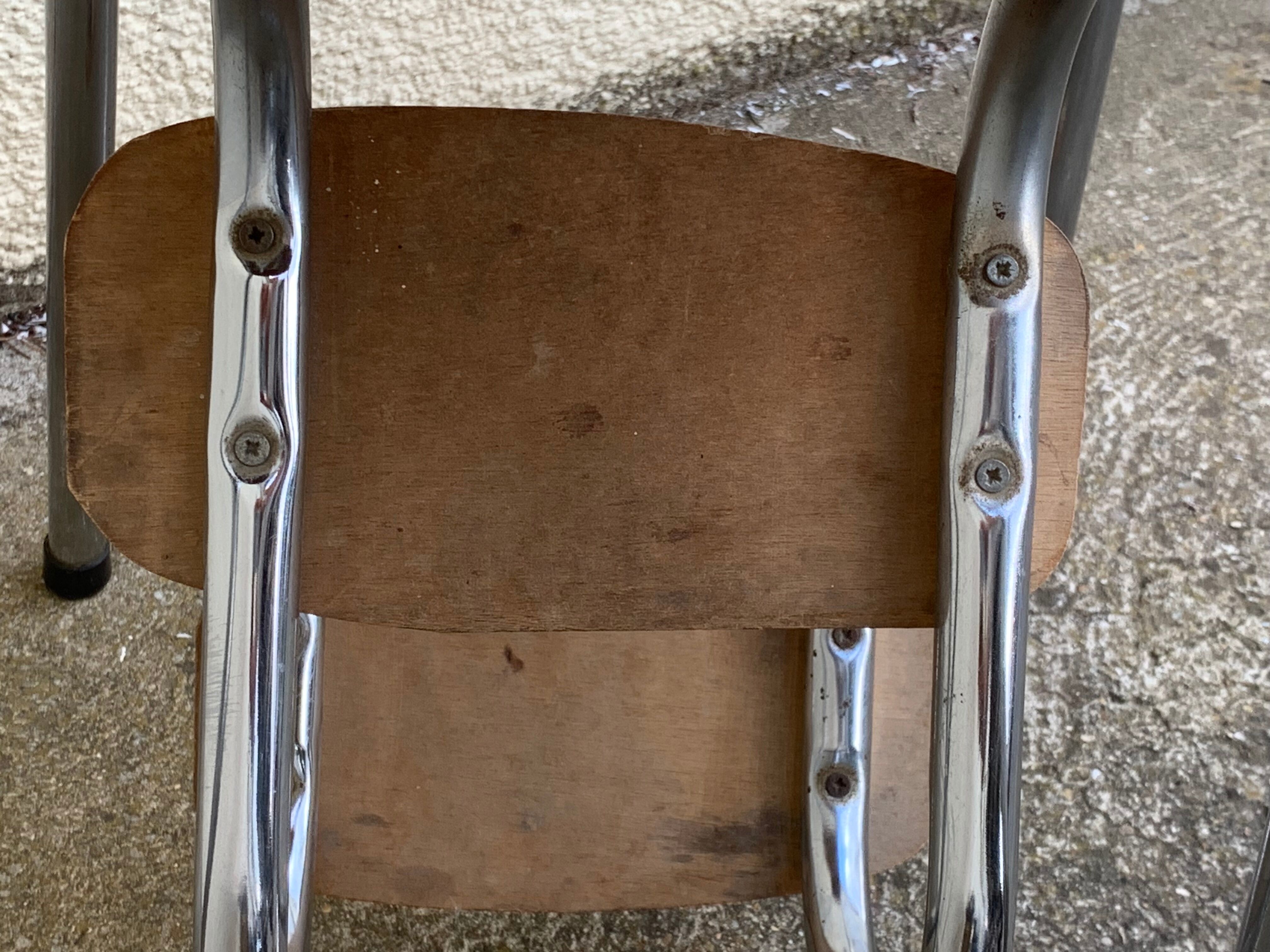 Formica stepladder stool 1970