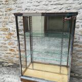 Chrome and wood metal showcase