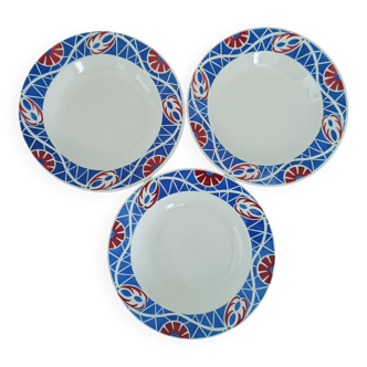 Assiettes creuses Sarreguemines