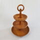 Serviteur corbeille a fruits en bois vintage scandinave