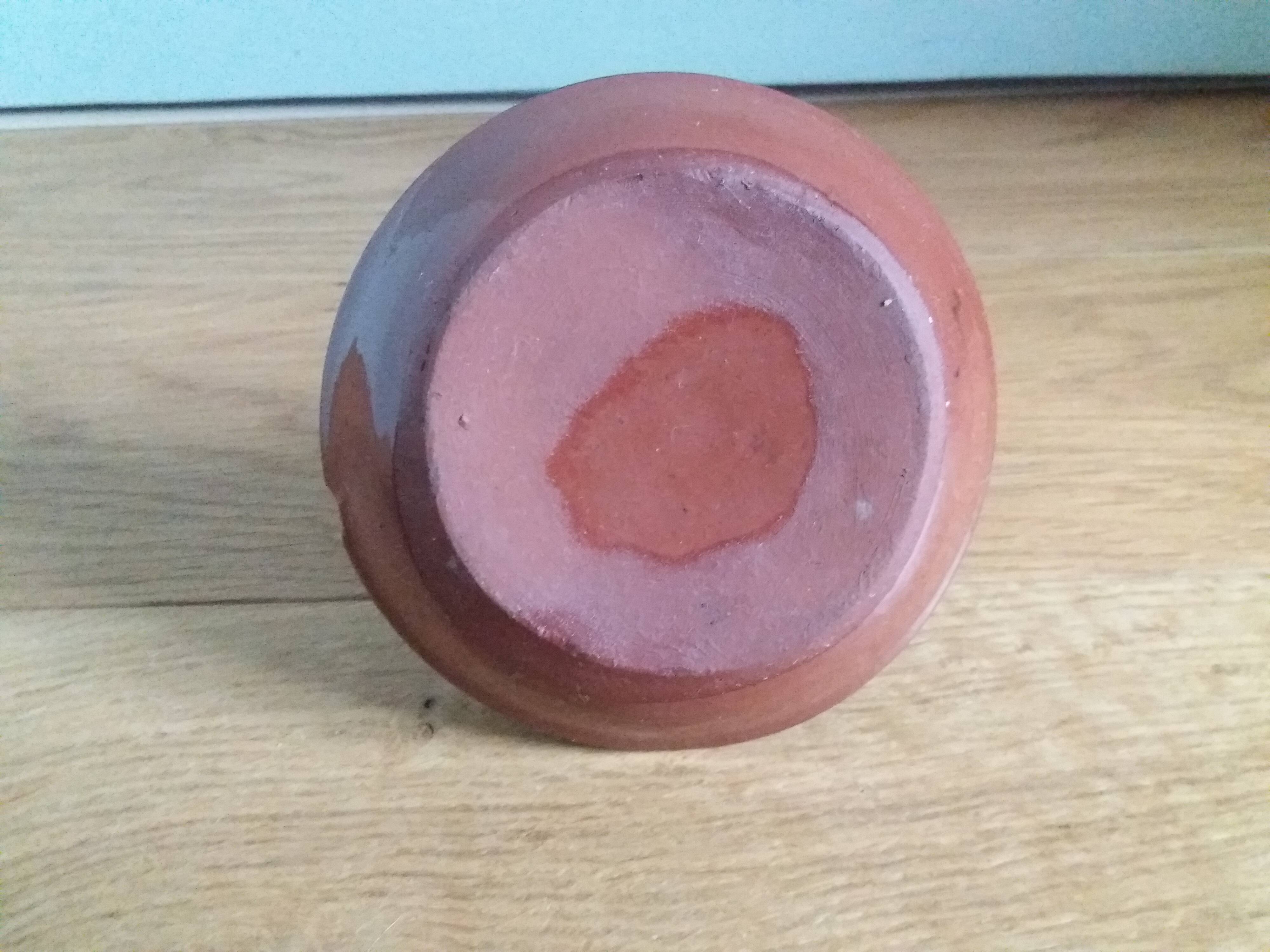 Trojan glazed ceramic cellar rat candle holder Bulgaria