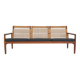 Hans Olsen for Brdr Juul Kristensen, rattan backed sofa, Denmark 1950s