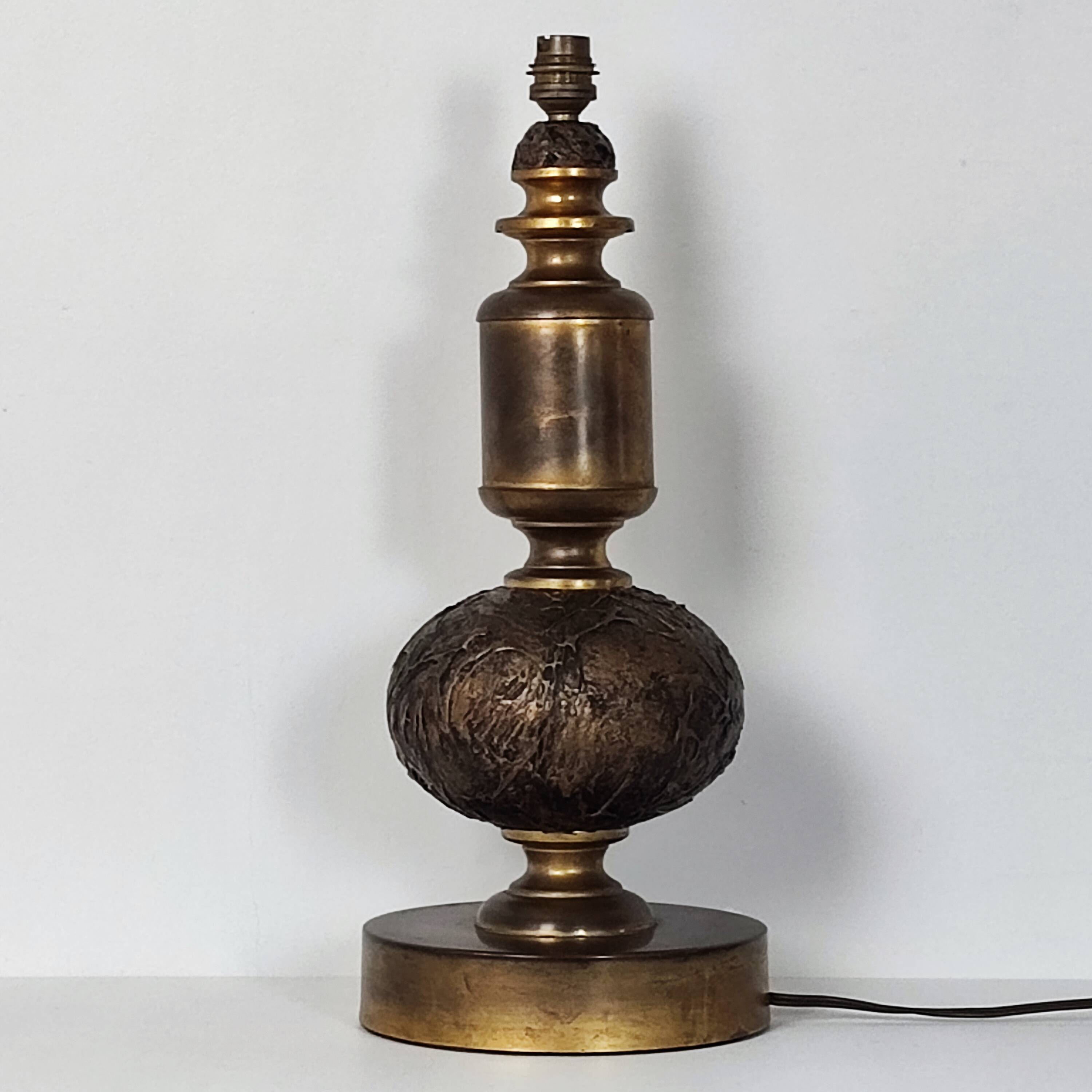 Vintage bronze lamp base