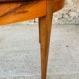 Extendable dining table with butterfly extensions in rosewood circa 60's