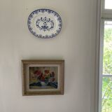 Old painting bouquet of flowers