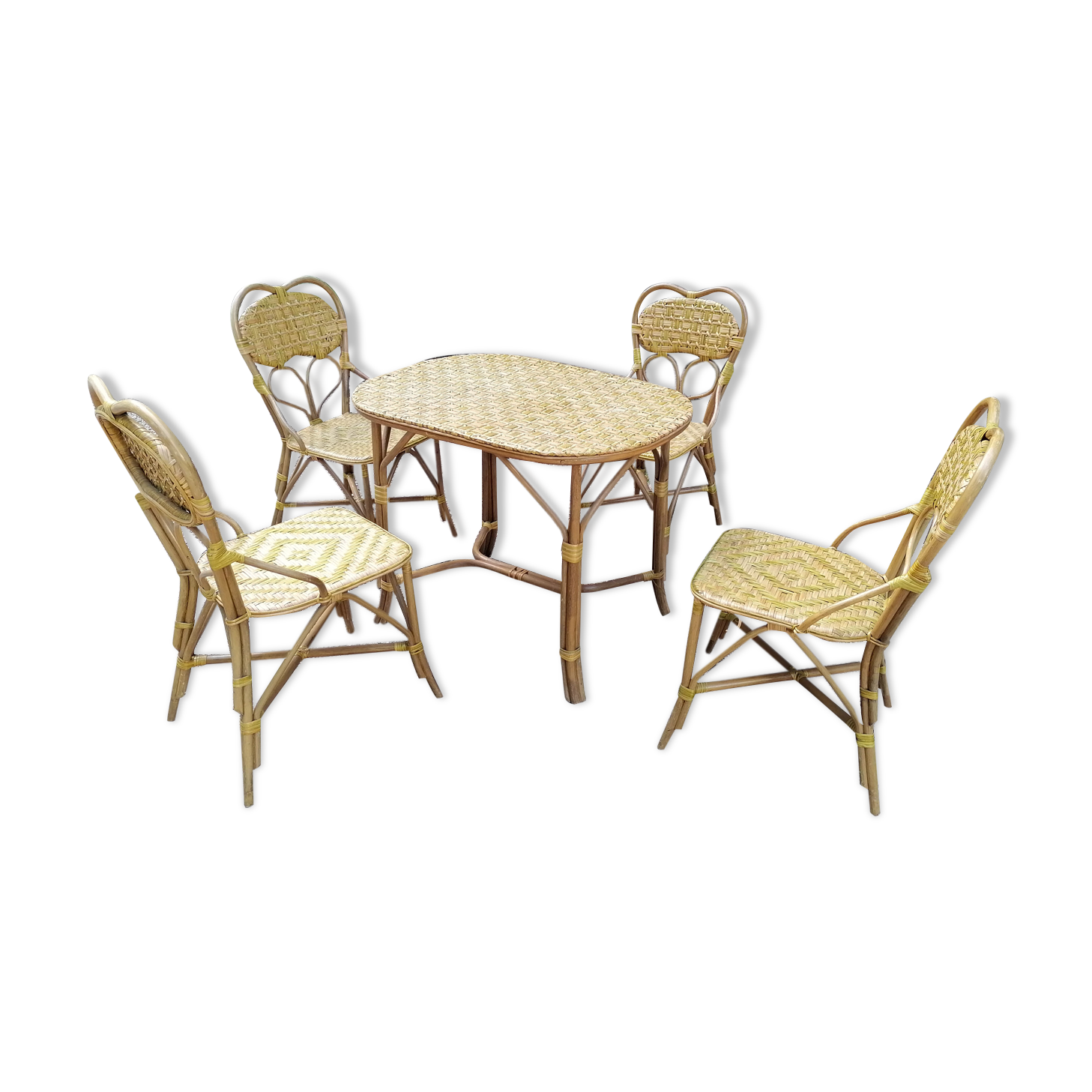 Rattan garden furniture 1960