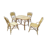 Rattan garden furniture 1960