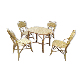Rattan garden furniture 1960