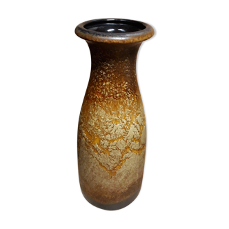 Ceramic vase west germany fat lava