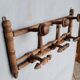 Bamboo style wooden wall coat hook ep 1940