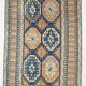 6x11 Unique Handmade Blue Persian Rug, 188x328Cm