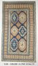 6x11 Unique Handmade Blue Persian Rug, 188x328Cm