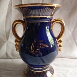 Vintage "h.bequet" earthenware vase