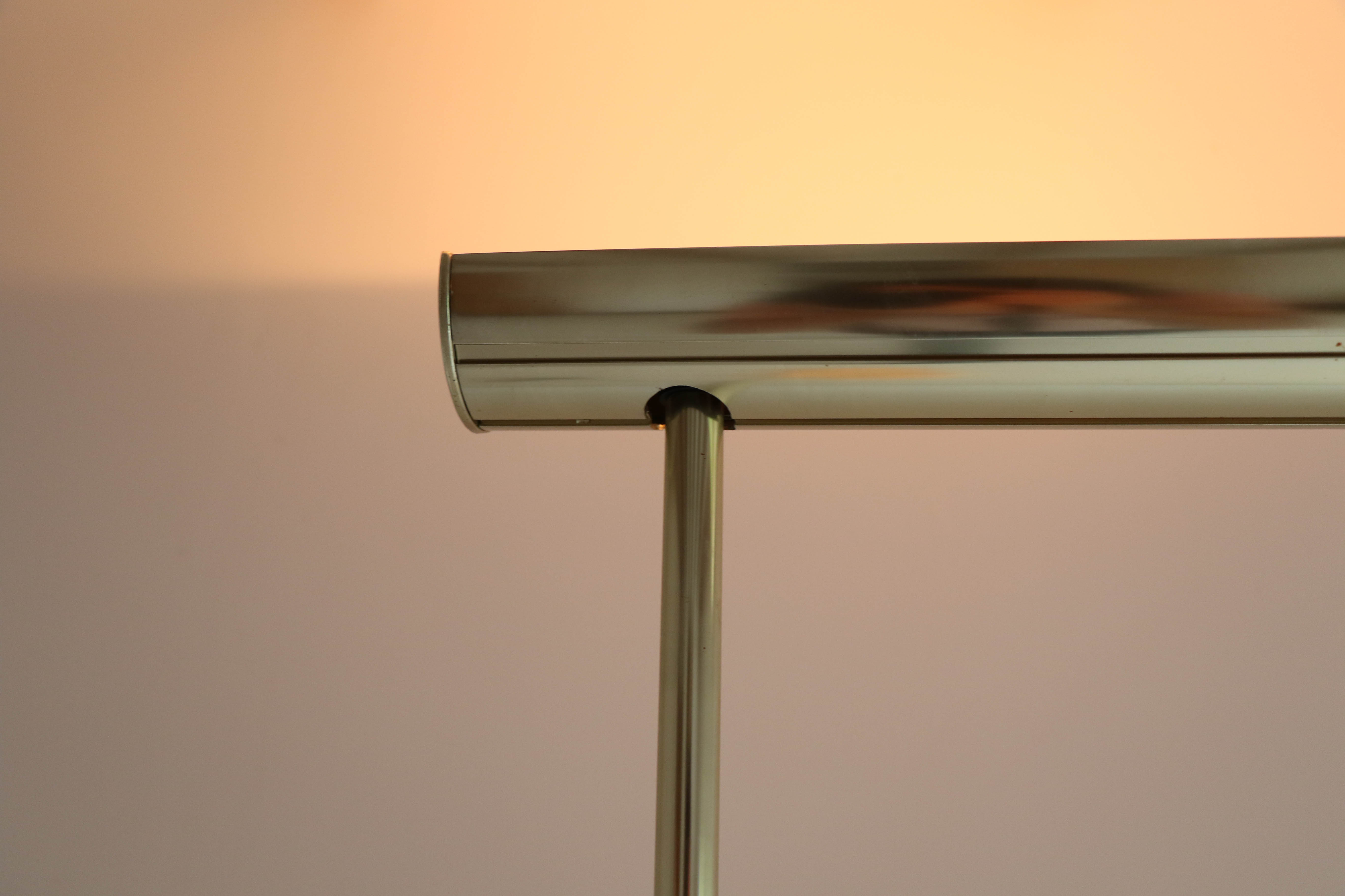 Minimalist Italian brass lamppost