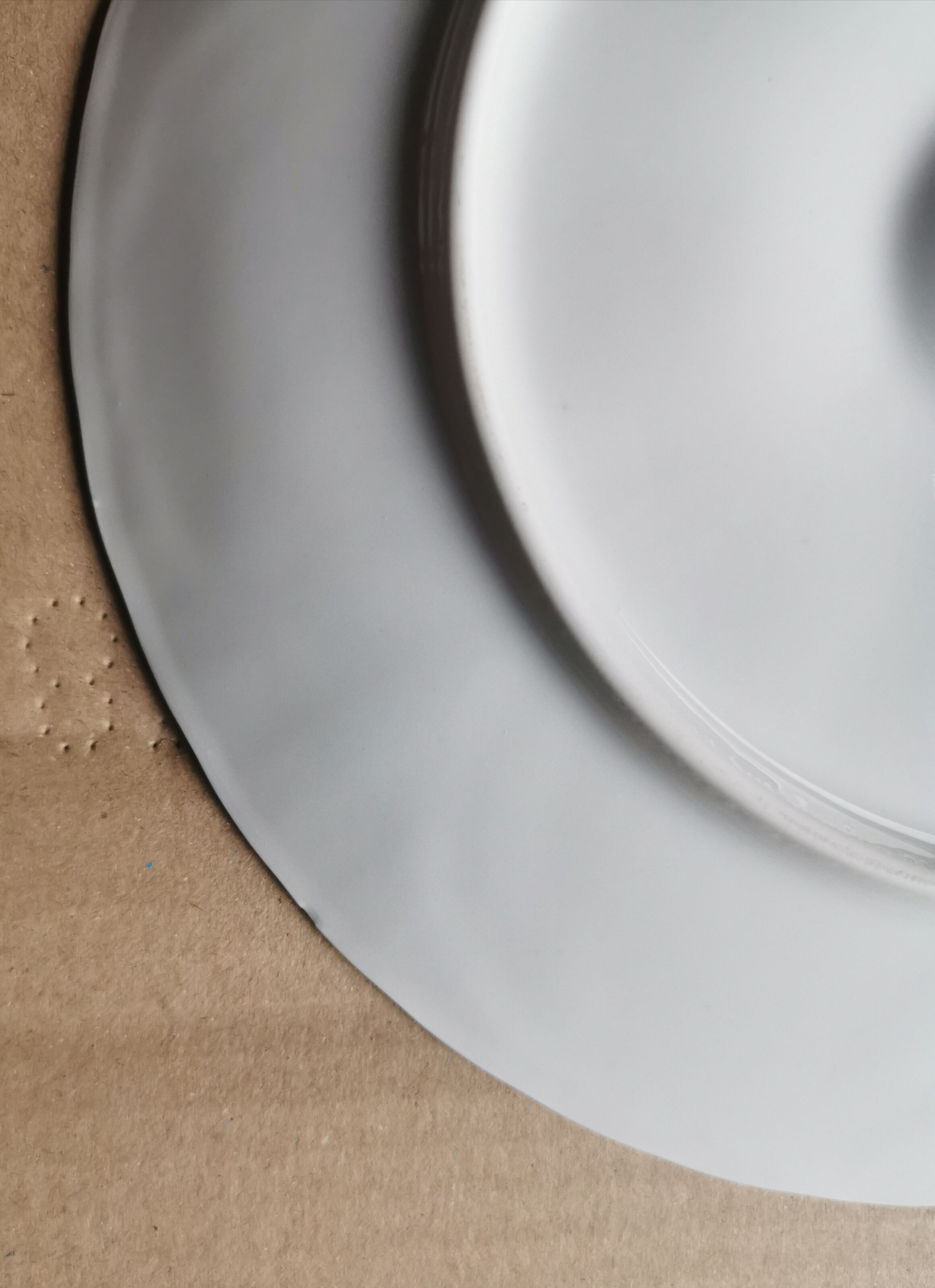 Ensemble de 6 assiettes Pillivuyt porcelaine blanche