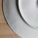 Pillivuyt white porcelain plates