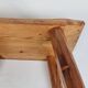 Swedish lacquered pine stool, 1970s