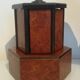 Cigar humidor in cedar burl