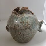 Vintage ceramic vase fish