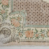 7x10 shades of beige turkish rug, 211x320cm