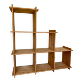 80s pine bookcase