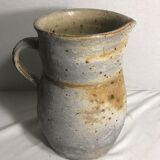 Ancien pichet céramique grès gris années 50 vintage