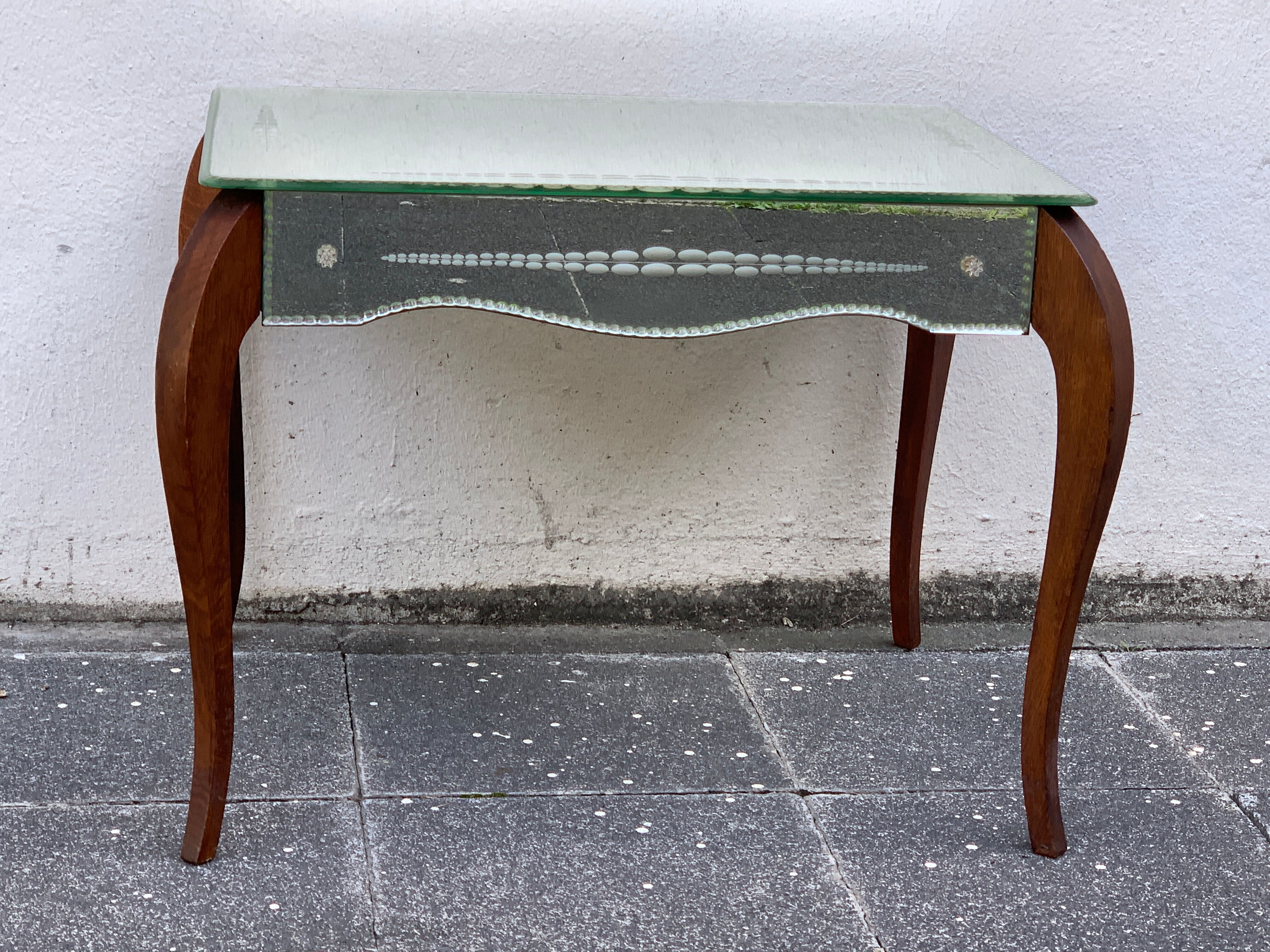 Mirror coffee table, 1950