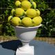 Centrepiece lemons/large fruit bowl in majolica