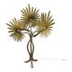 Palm tree floor lamp in brass, Italy 1970