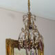 Lustre cristal / laiton avec pampilles
