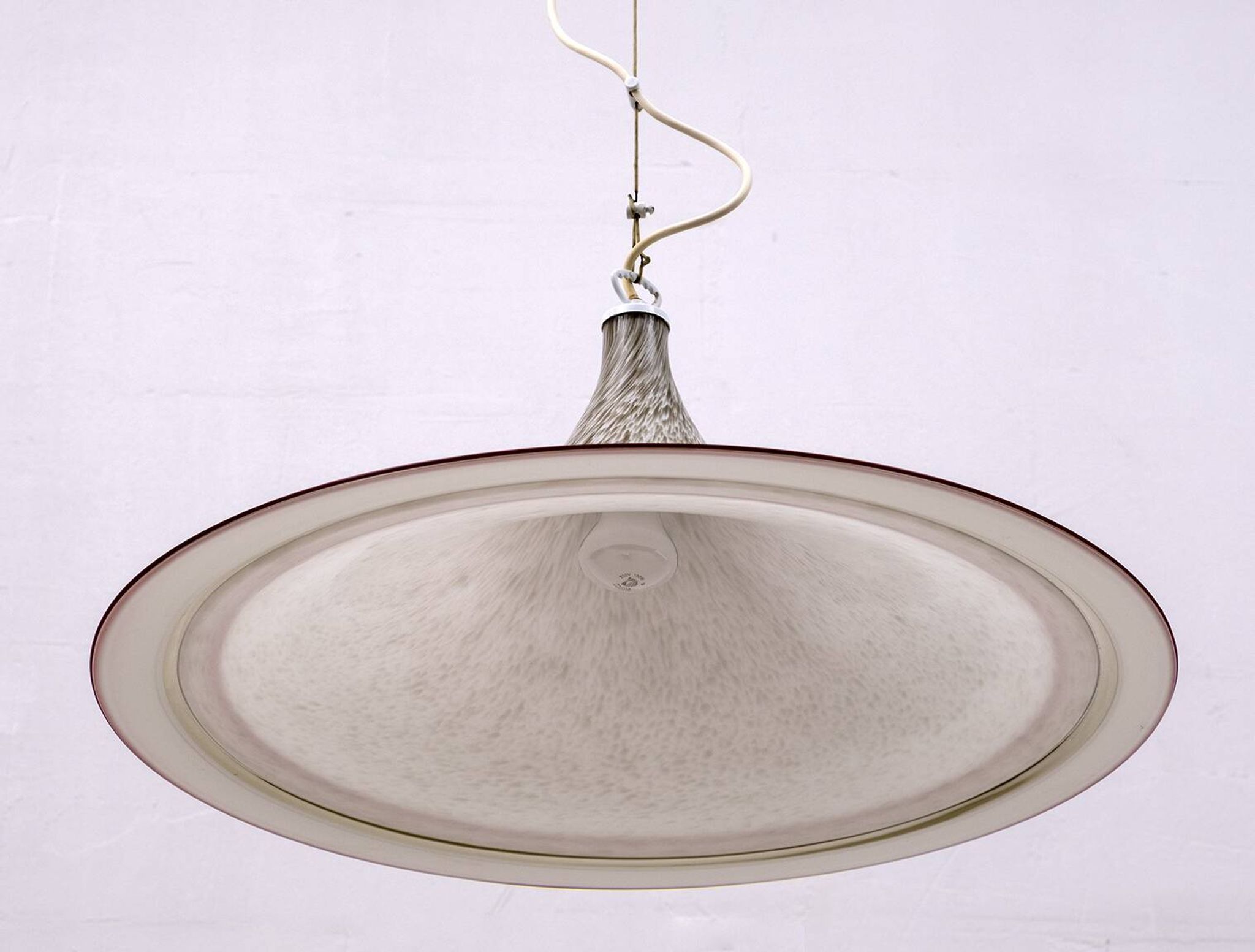 Lustre italien moderne du milieu du siècle en verre de Murano, 1970