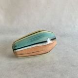 Pottery vase in pastel colors, 1970s