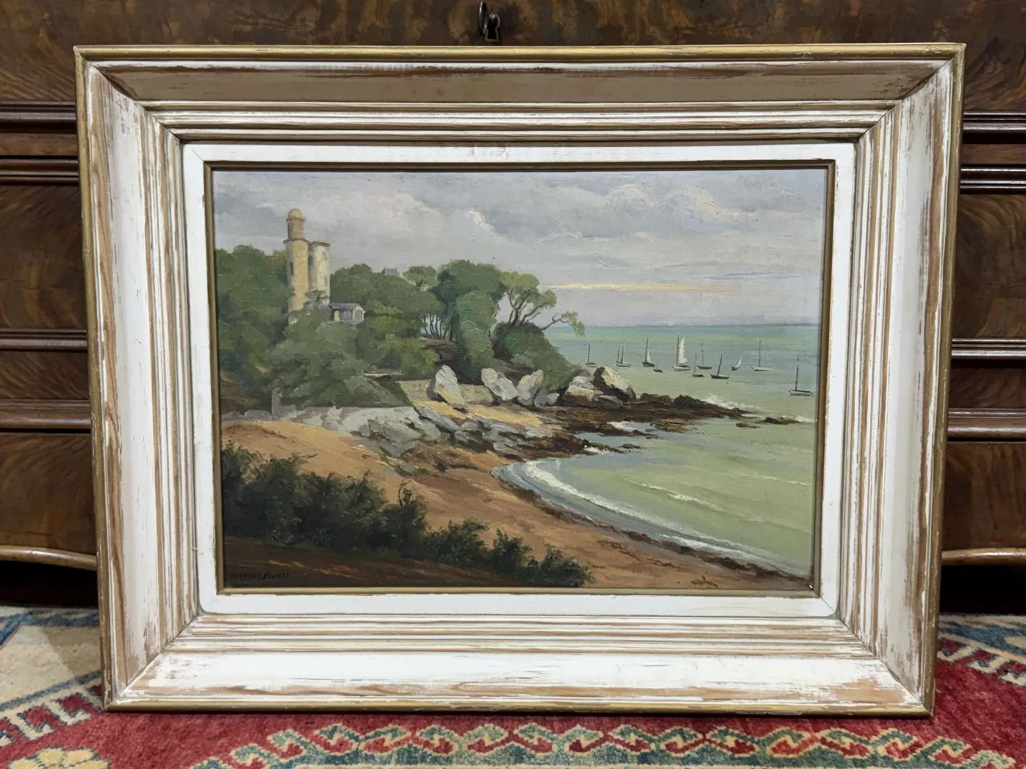 Oil on canvas signed Florent Sichet (1918-2014)