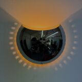 Set of 2 vintage space age wall lamps by Reggiani Goffredo