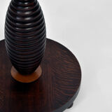 Dark wooden floor lamp, 1930s.