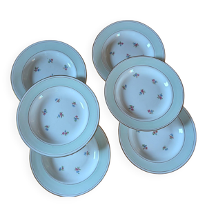 6 assiettes creuses en - opaque