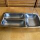 Plat de service ancien chichester inox made in england vintage #e164