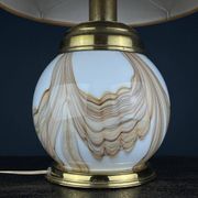 Lampe de table en verre de Murano, Italie, années 1970