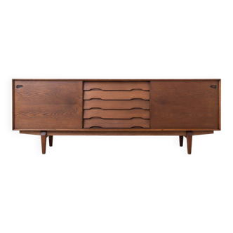 Sideboard, Skovby Møbler, Model 65, Chocolate Brown Stained Oak, Danish