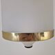 Mid-Century Italian Opaline Glass, Acrylic & Brass Pendant Light – 1960s
