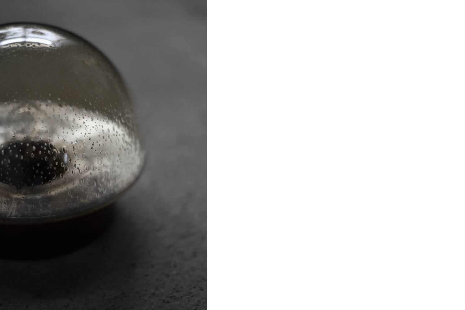 Vintage Mid-Century German Modern Small Glass Wall Lamp / Sconce, 1960s