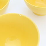 6 yellow bowls Moulin des Loups