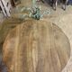 Table basse ovale bois