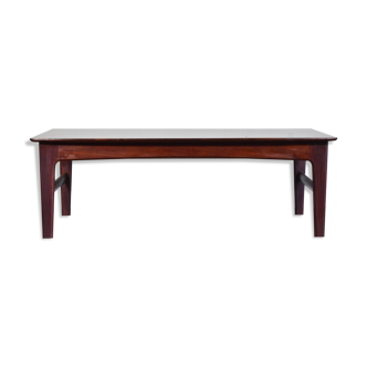 Table basse danoise du milieu du siècle en bois de rose